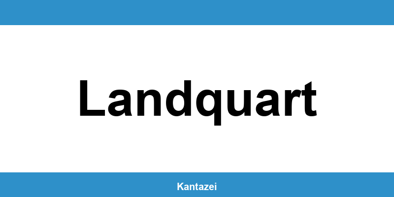 Öffnungszeiten und Telefonnummer des Polizeipostens in Landquart