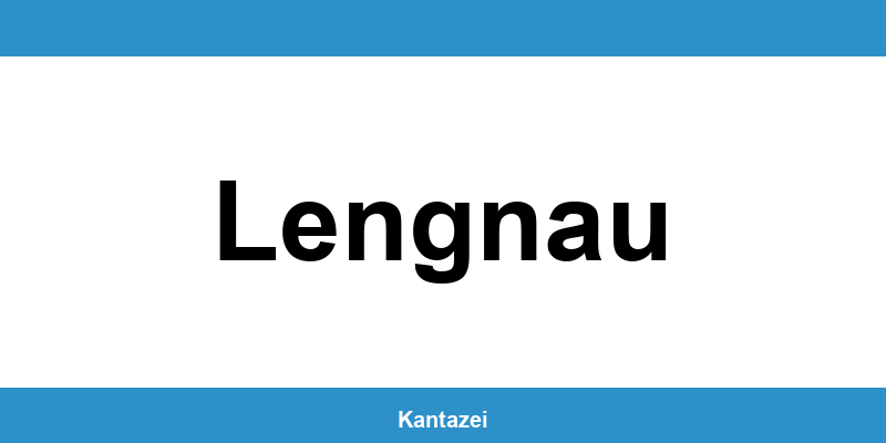 Öffnungszeiten und Telefonnummer des Polizeipostens in Lengnau