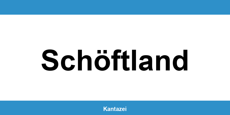 Öffnungszeiten und Telefonnummer des Polizeipostens in Schöftland