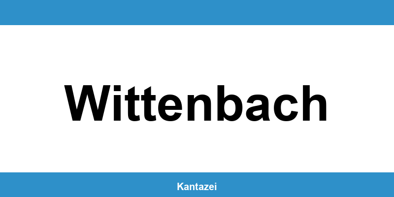 Öffnungszeiten und Telefonnummer des Polizeipostens in Wittenbach
