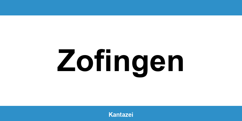 Öffnungszeiten und Telefonnummer des Polizeipostens in Zofingen