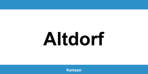 Öffnungszeiten und Telefonnummer des Polizeipostens in Altdorf