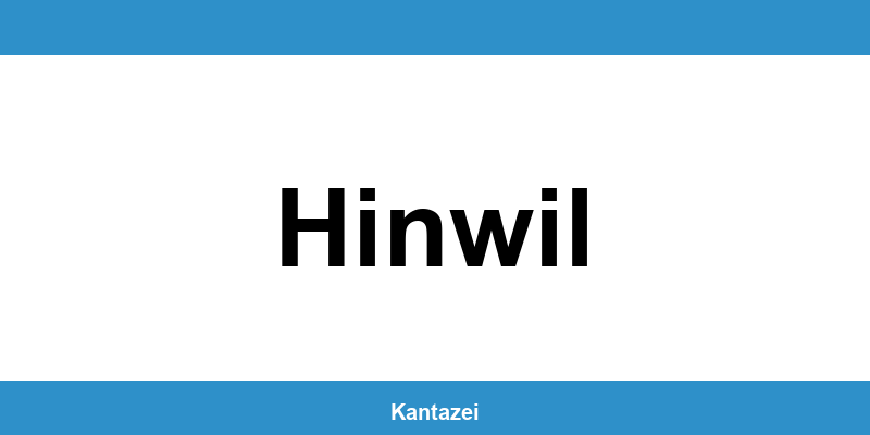 Öffnungszeiten und Telefonnummer des Polizeipostens in Hinwil