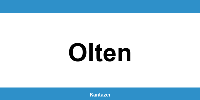 Öffnungszeiten und Telefonnummer des Polizeipostens in Olten