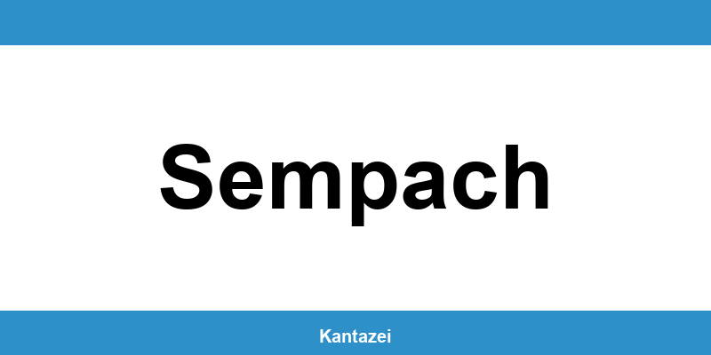 Öffnungszeiten und Telefonnummer des Polizeipostens in Sempach