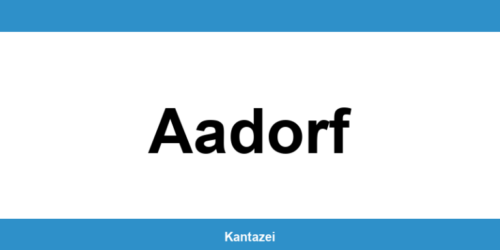 Öffnungszeiten und Telefonnummer des Polizeipostens in Aadorf